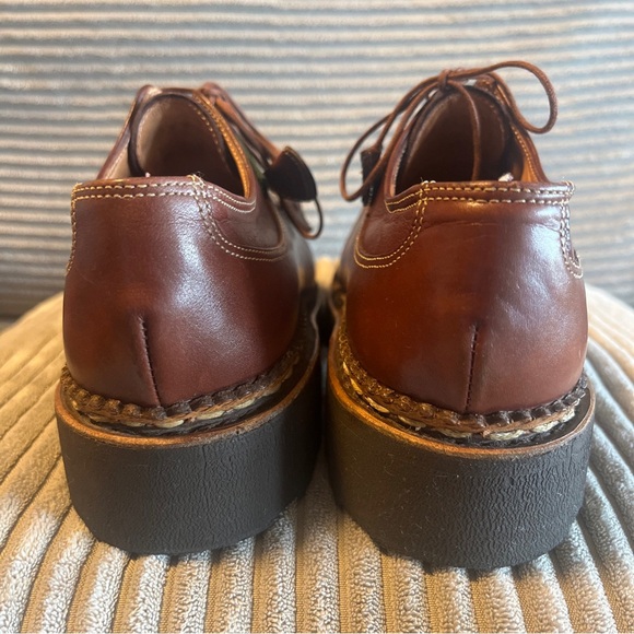 PARABOOT "Avignon" split-toe derby dress shoes - brown lily 3 1/2 4Z 074 98 R - Picture 7 of 16